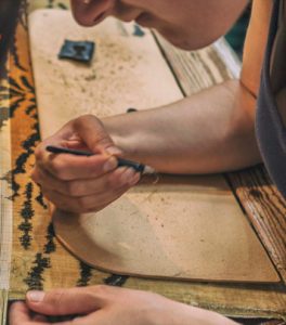 Work in shop in Venice