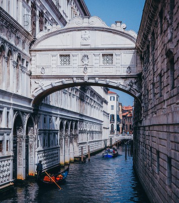 Bridge of Sighs in Venice